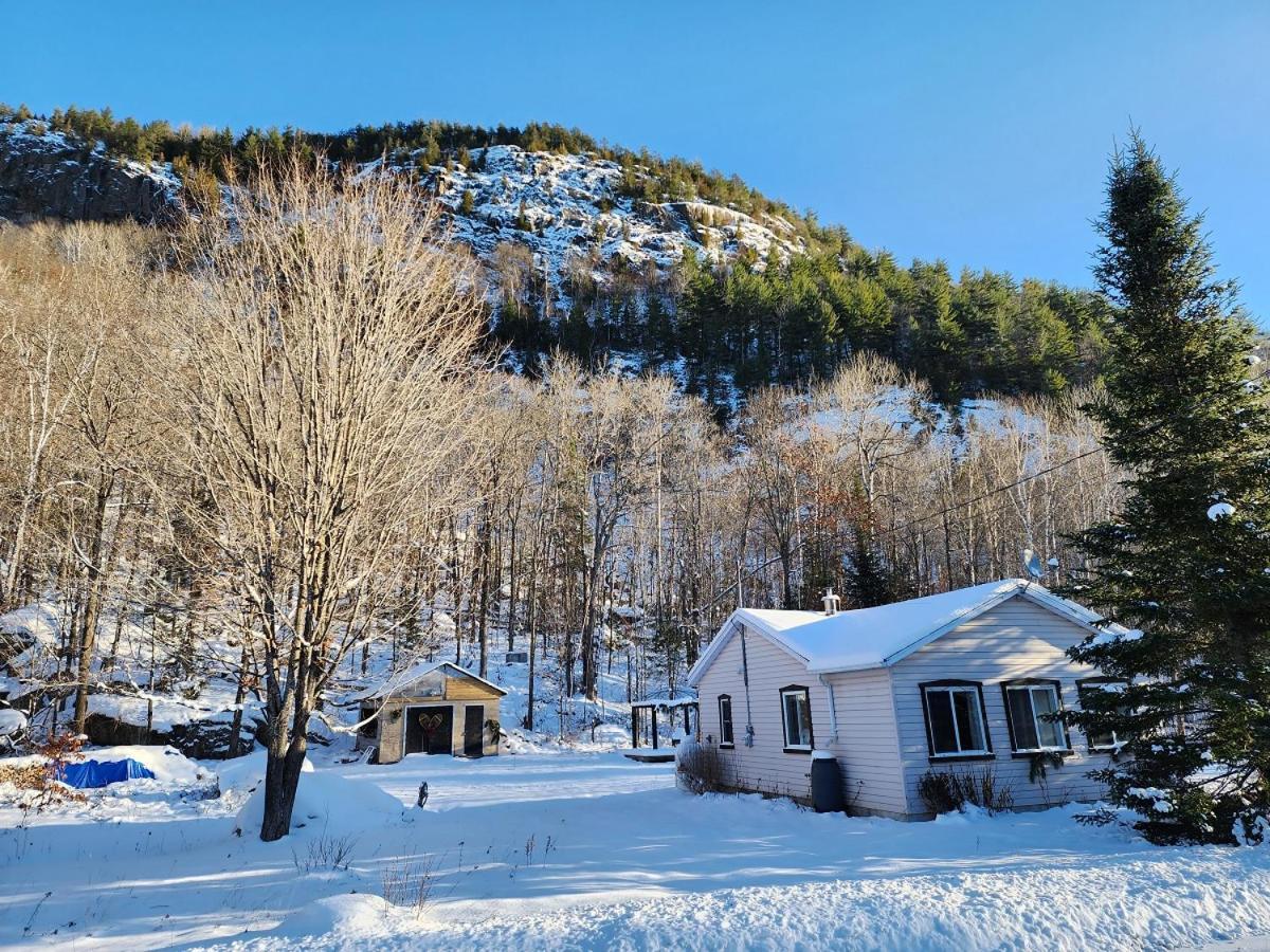 Chalet Falaise By Chalets Nabu Villa Saint-Alexis-des-Monts Exterior foto